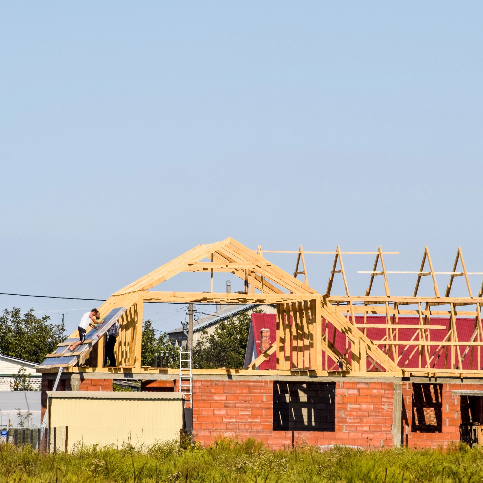Roof construction framing and trusses